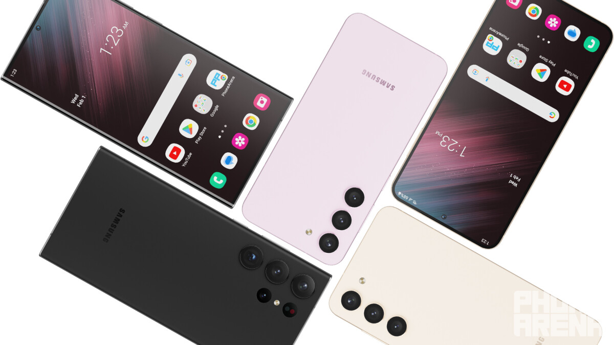 Galaxy S23 Ultra va Galaxy S23 Plus har tomondan va barcha ranglarda yangi renderlarda ko'rsatilgan
