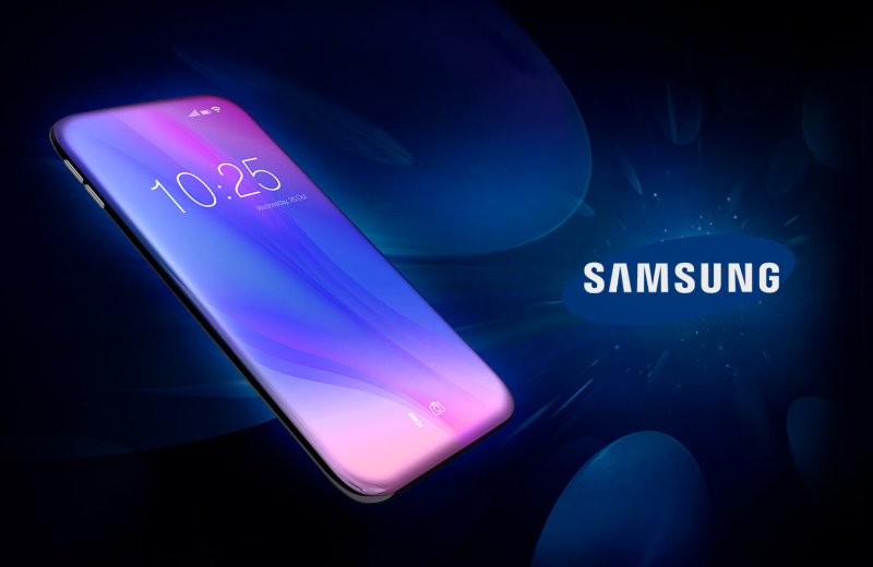 Smartfonlarni rivojlantirishning keyingi bosqichi. Samsung nol ramkali smartfon suratini namoyish etdi