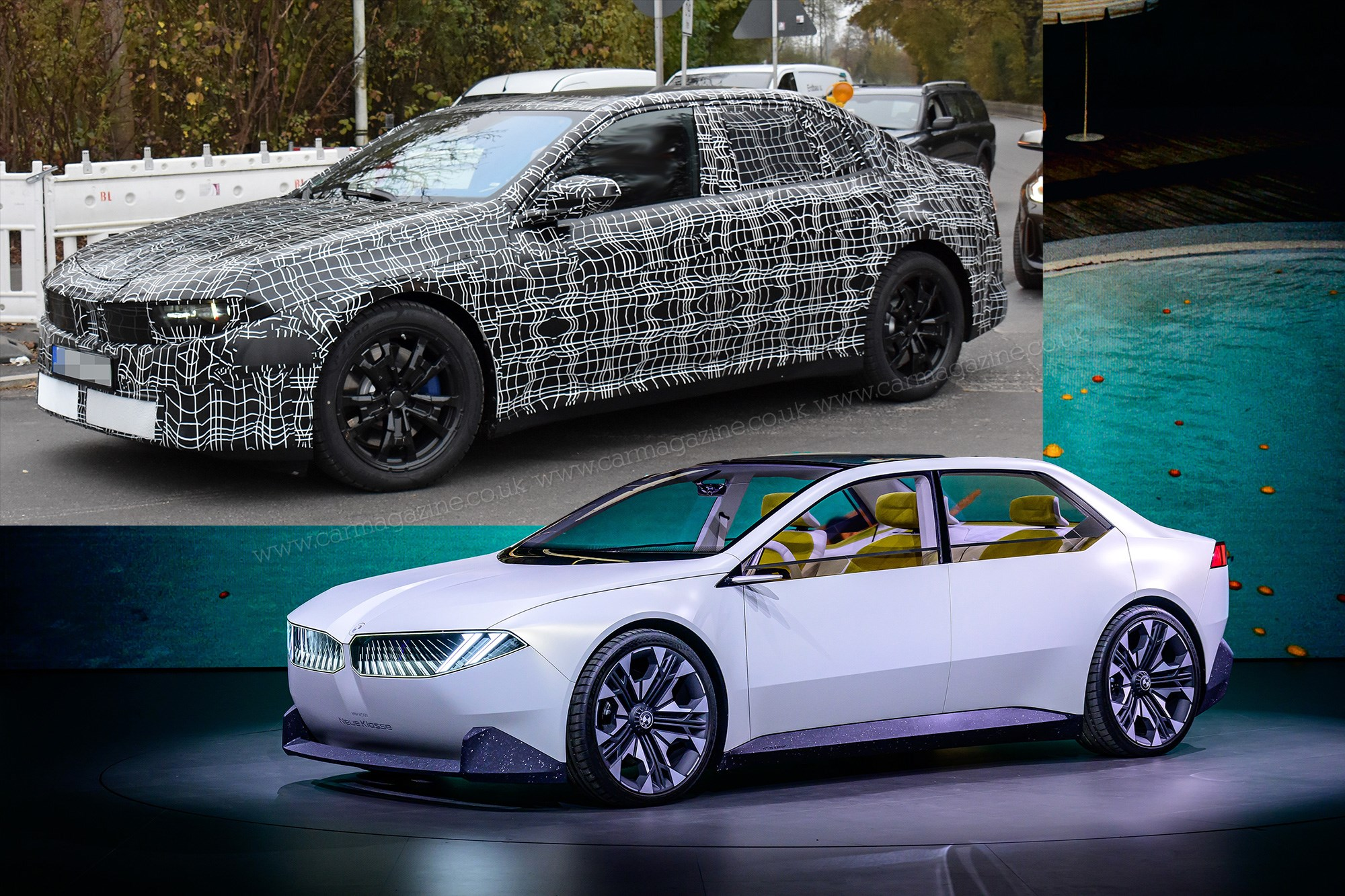 "Akula burni," Neue Klasse platformasi va kattalashtirilgan yurish zaxirasiga ega yangi BMW i3 2026 sentyabr oyida taqdim etiladi.