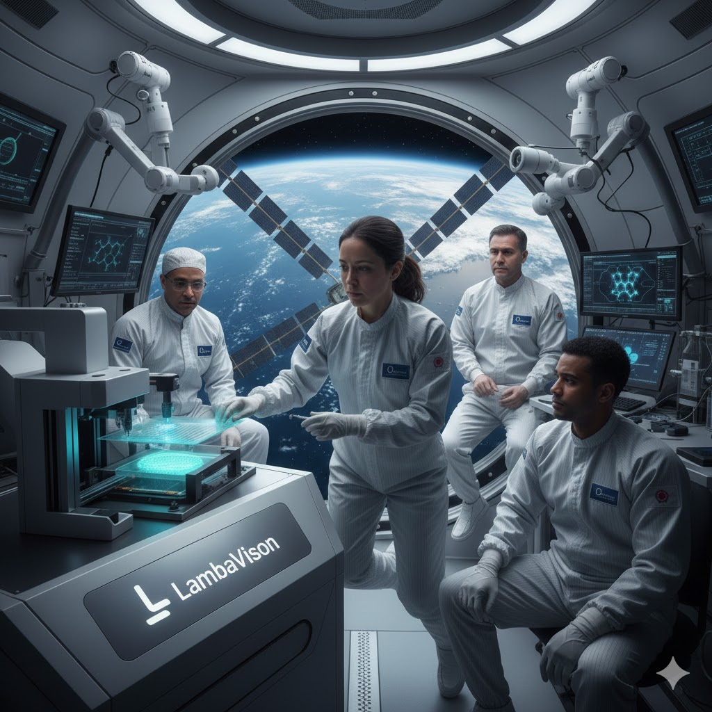 LambdaVision Starlab orbital stansiyasida joy band qildi: Tibbiyot koinotga ko‘chmoqda