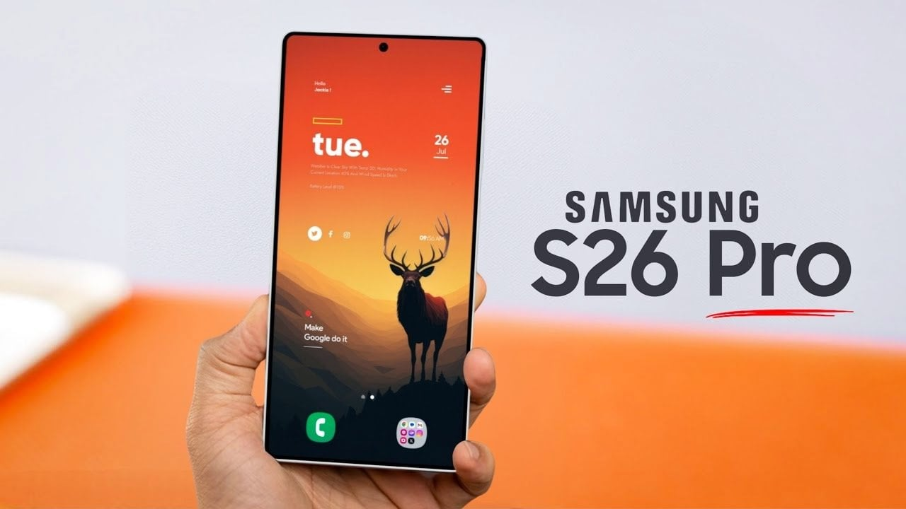 Galaxy S26 o‘rniga u chiqadi: Samsung Galaxy S26 Pro‘ning rendi va xususiyatlari e’lon qilindi